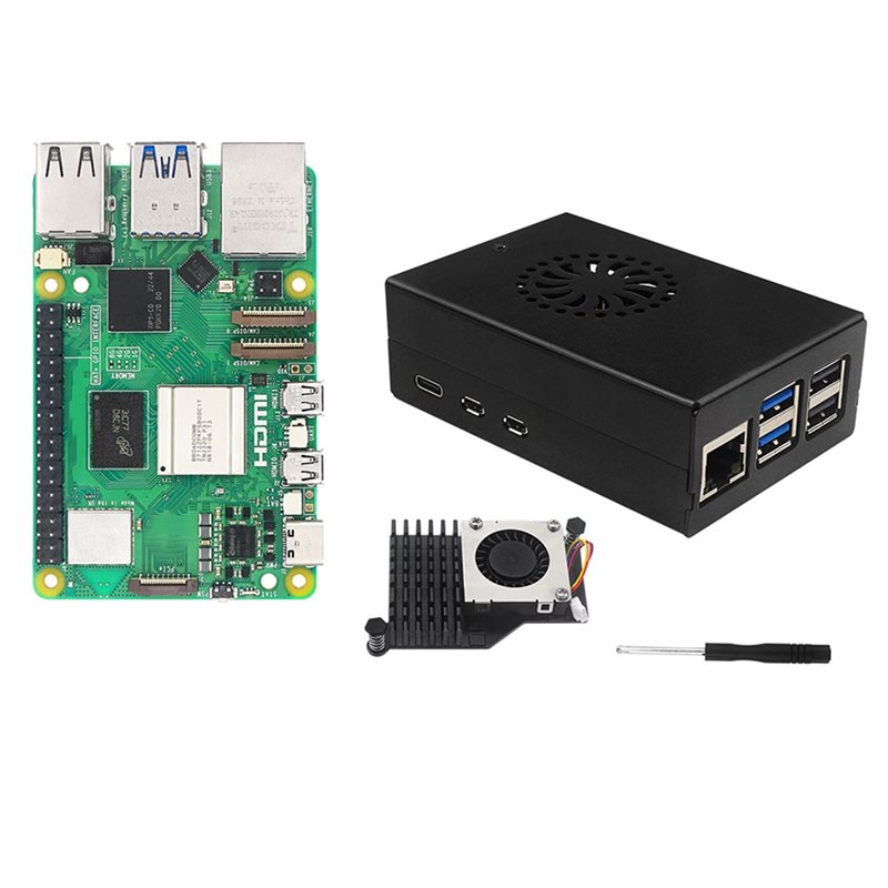 Raspberry Pi 5 8Gb Board - AS95-Kit di Avvio Irasptek per Raspberry