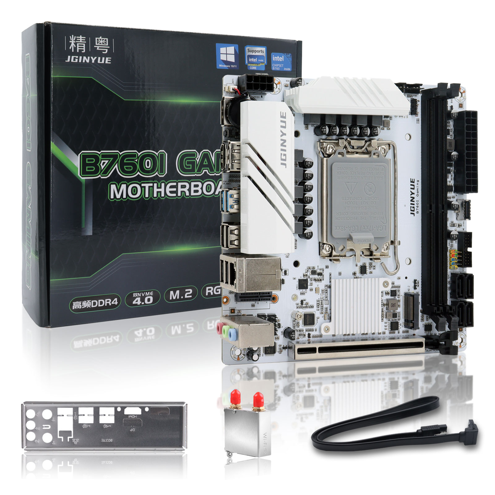 Scheda Madre JGINYUE B760 LGA  - Lga1700 Itx Motherboard Ddr5 recensione e prezzo