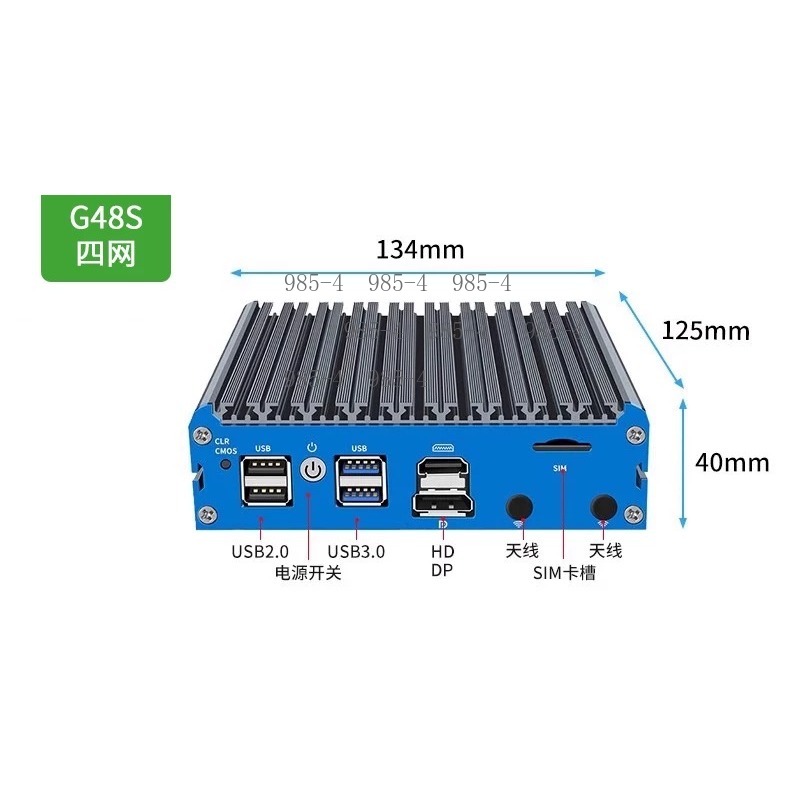 Mini PC Router G48S N100 con D - Pfsense Firewall Router 2.5G 4 I226 recensione e prezzo
